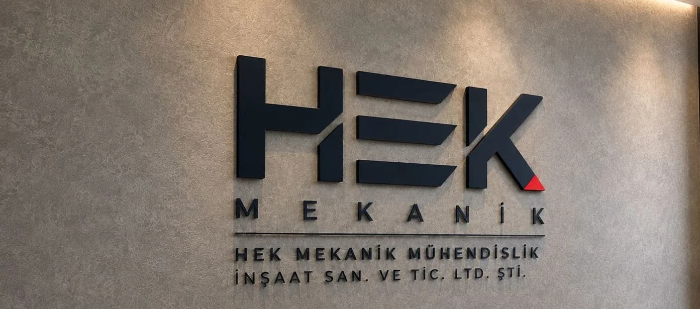 HEK Mekanik ofis tabelası